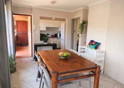Unit 1 - living room and dining area